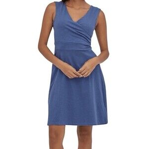 Patagonia Women's Blue Porch Song Dress, Size Medium
